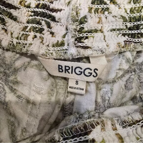 Briggs Tropical Palm Print Women's Shorts Size Small - Picture 6 of 6